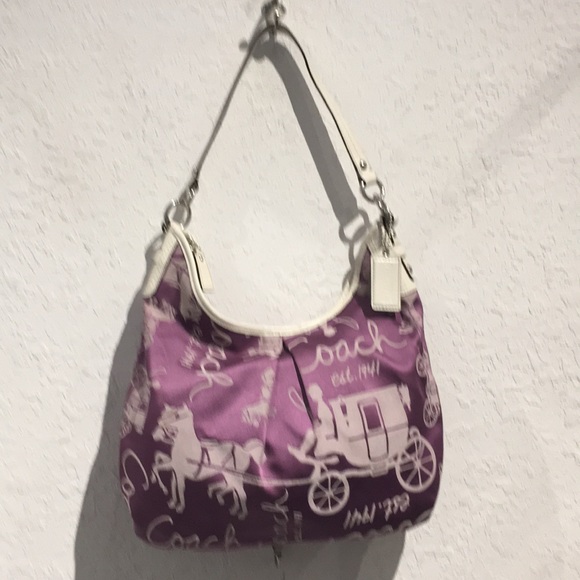 Coach Handbags - Coach Purse in the Carriage Pattern